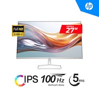 MONITOR HP SERIE 5 527SW 27" IPS FHD 1920 x 1080 HDMI VGA 5MS 100HZ BLANCO